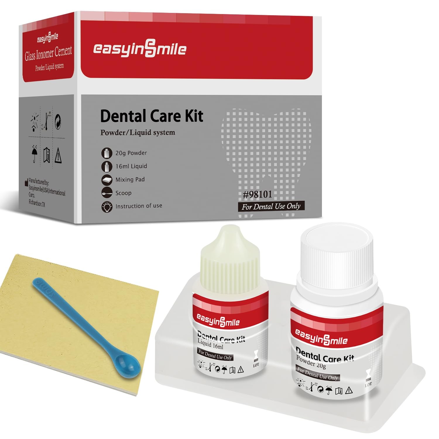 Tooth Repair Kit Zinc Oxide Eugenol,Dental Cement for Chipped Broken Teeth, Miss