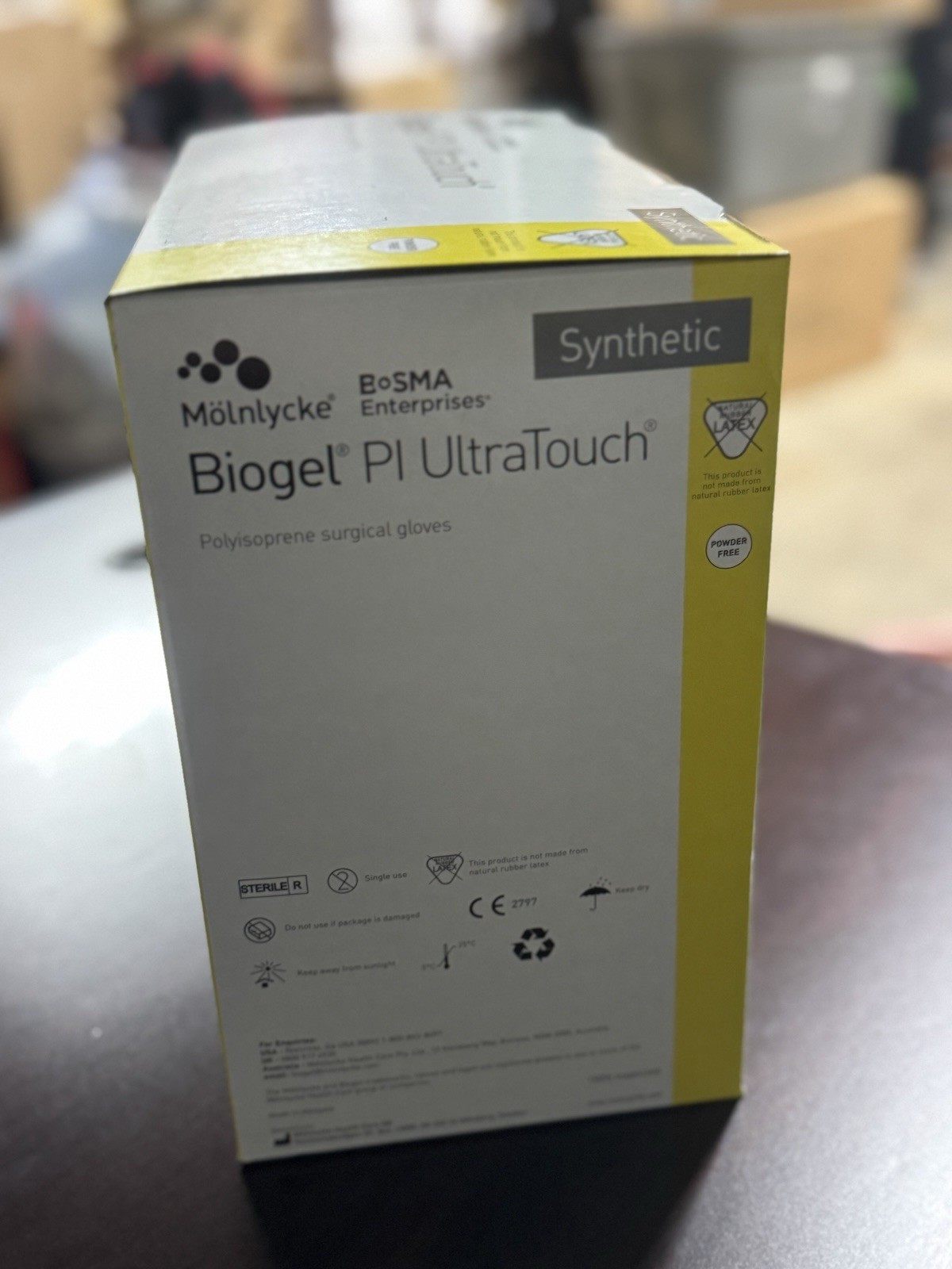Molnlycke Biogel PI Ultratouch Size 7 Surgical Gloves – (50 Pairs) – Sterile