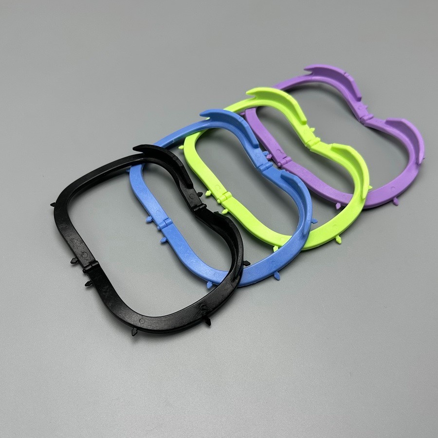 Dental Frame Hager Light X-Ray Film Bracket Rubber Dam Sheet Frames Mix Color*10