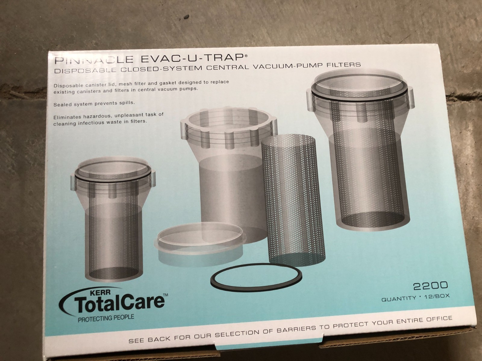Pinnacle Products 2200 Evac-u-Trap #2200 Evacuation Traps 2.75″ X 3-5/8″ 12/Pk