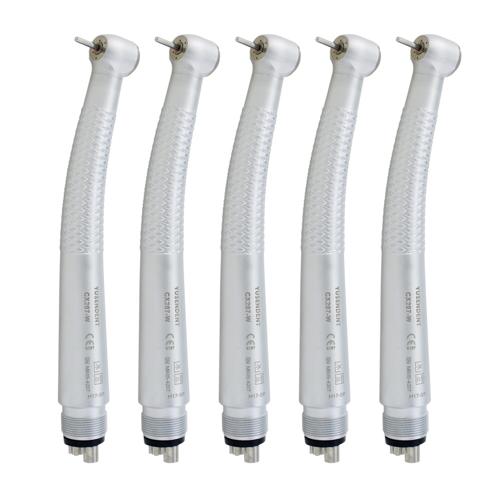 5x COXO Dental Handpiece High Speed Turbine Midwest 4 Hole CX207-W H17-SP M4