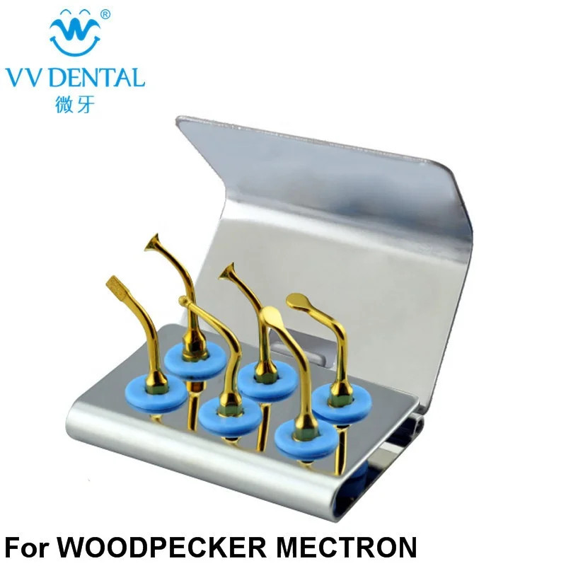 Dental Ultrasonic Piezo Bone Surgery Rhinoplasty Tips 6 Pcs Set fit Woodpecker