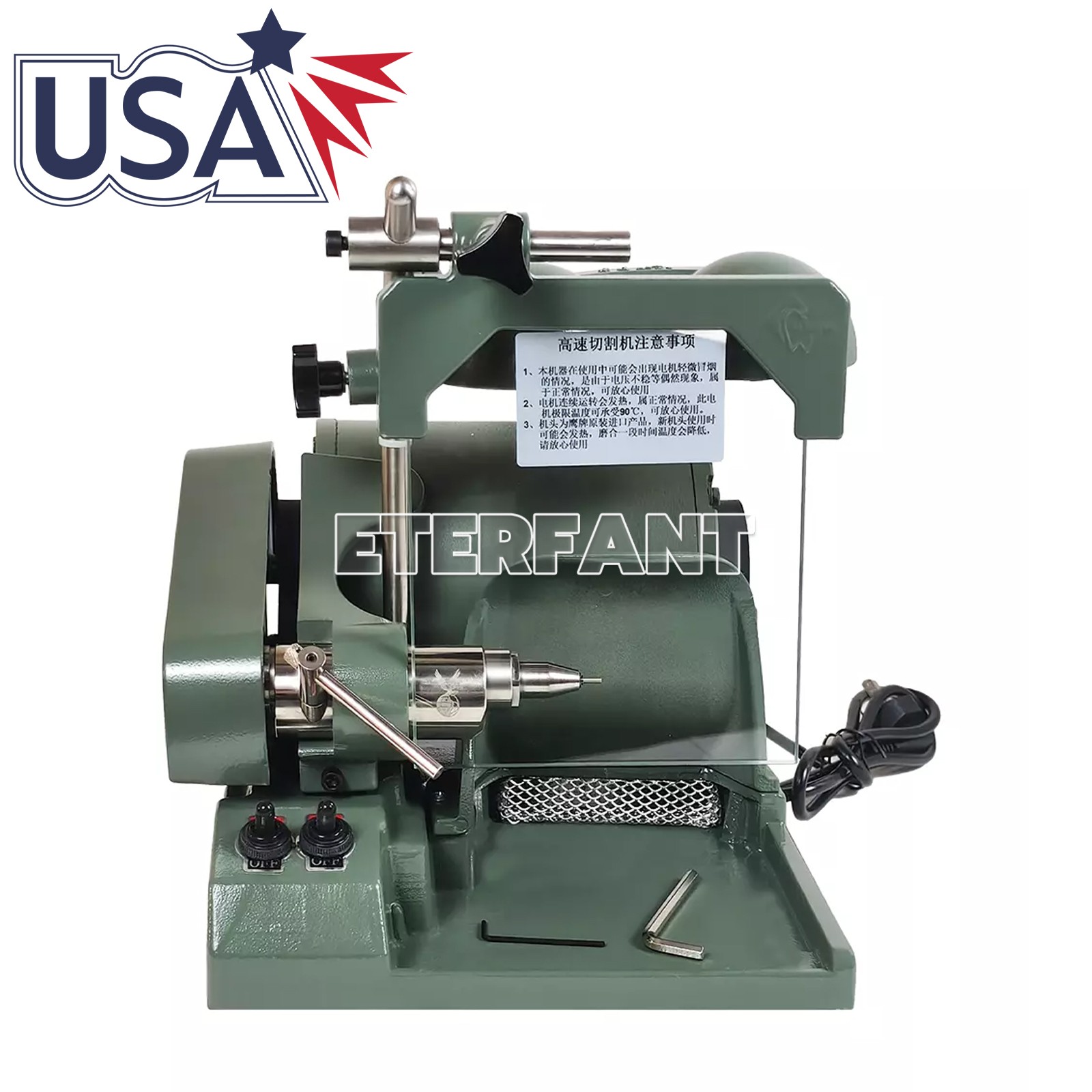 High Speed Automatic Spindle Alloy Grinde/Plaster Model Arch Trimmer Dental Lab