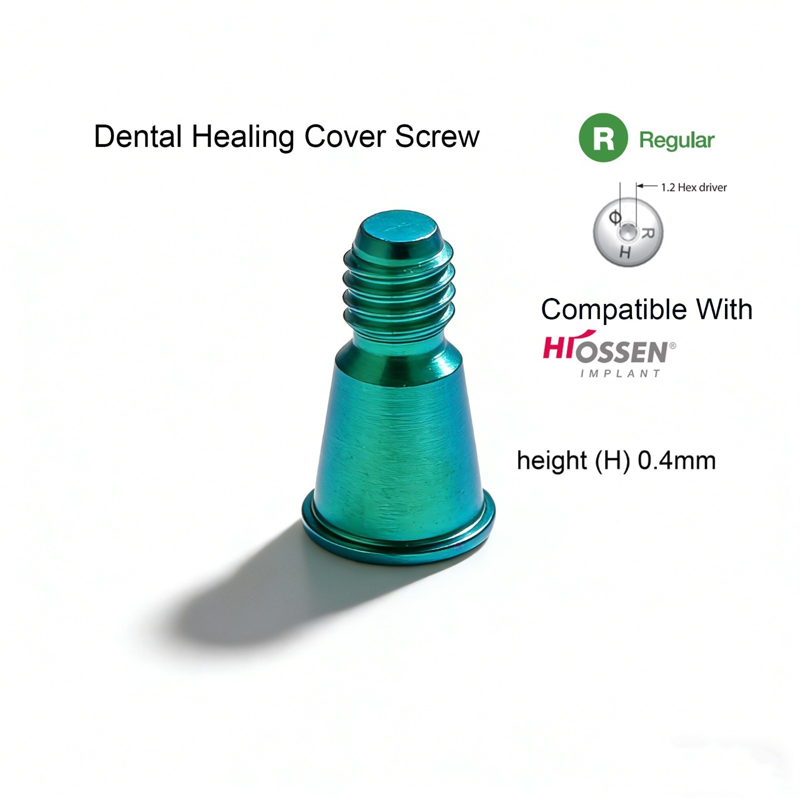 US Osstem Hiossen Dental Healing Abutment Cover Screw Mini Regular Compatible