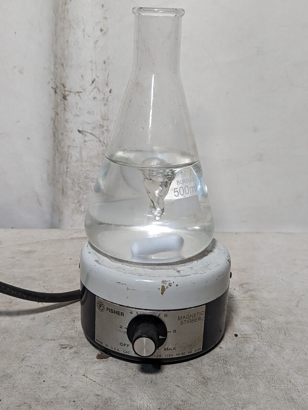 Fisher magnetic stirrer, issue 54, 144, or 244, 115VAC, 14-511-1, 0.2A, 50-60Hz