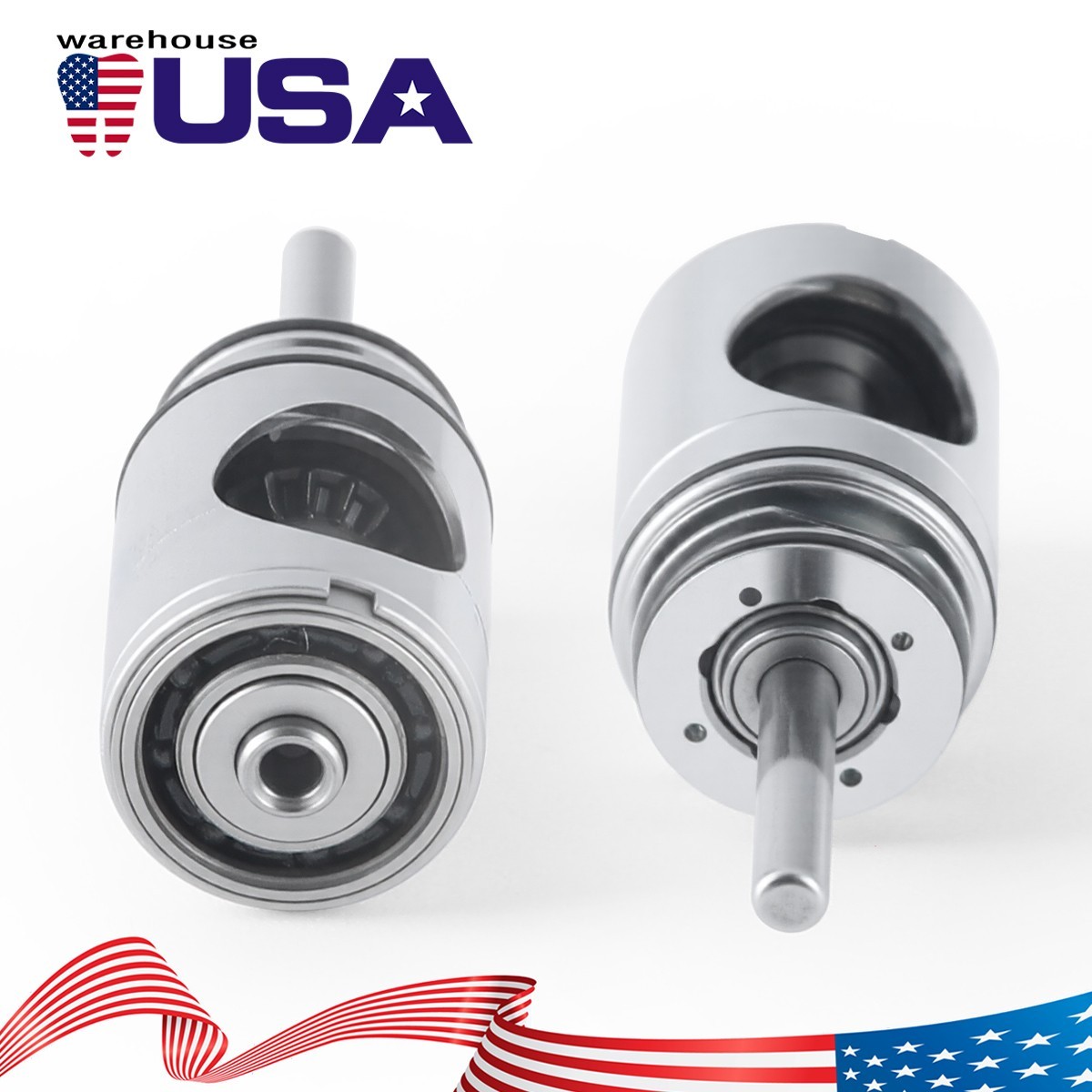 Dental Handpiece Cartridge Turbine fit for Electric 1:5 Fiber Optic Contra Angle
