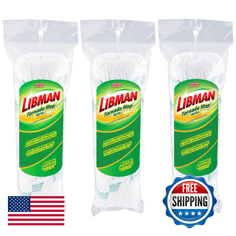 Libman Commercial Libman Tornado Mop Refill Direct Replacement Head For Libman