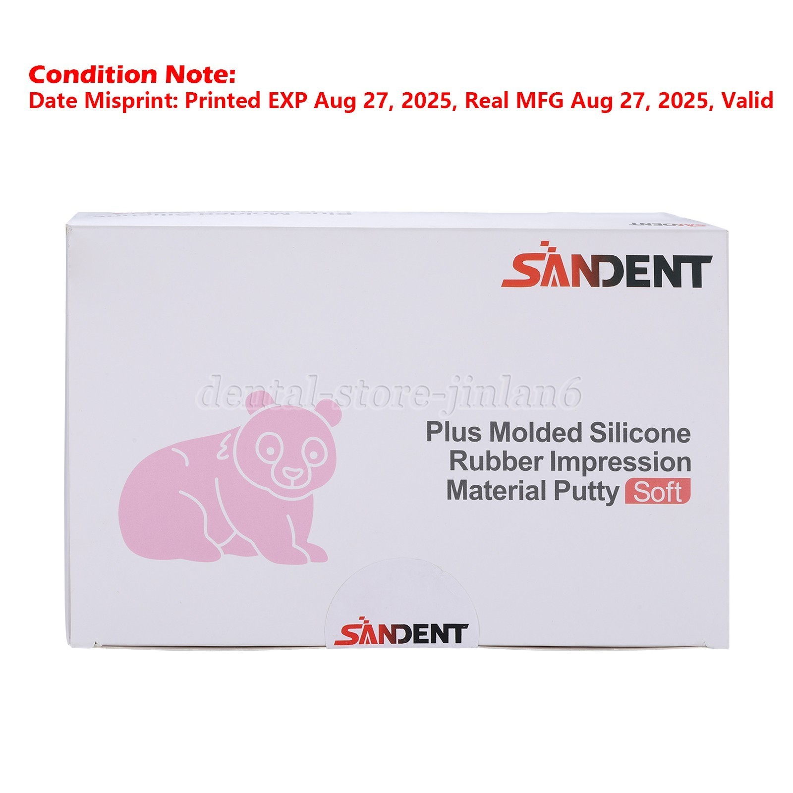 Dental Putty PVS VPS Impression Material Base Normal Set 2 x 400g