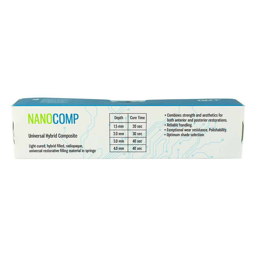 NanoComp Dental Universal Hybrid Restoration Composite Filling Choose Shade