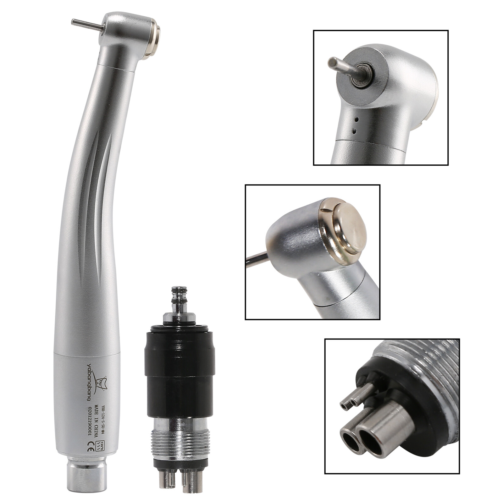 Dental High Speed Handpiece with Quick Coupler Coupling 4 Holes YBNK4 NSK Style