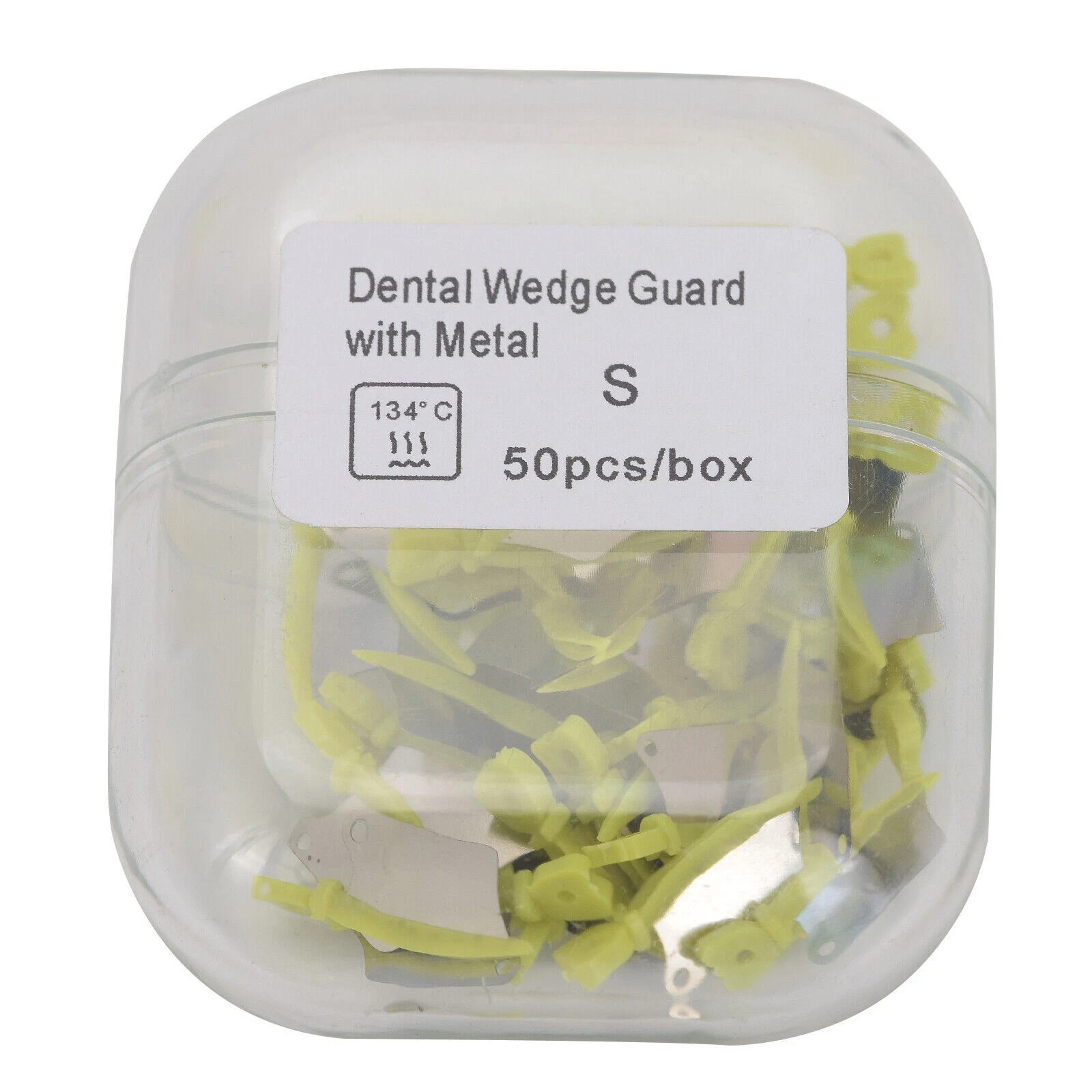 50 Pcs Dental Sectional Protection Steel Wedges Matrix Bands Ring Matrice Clamp