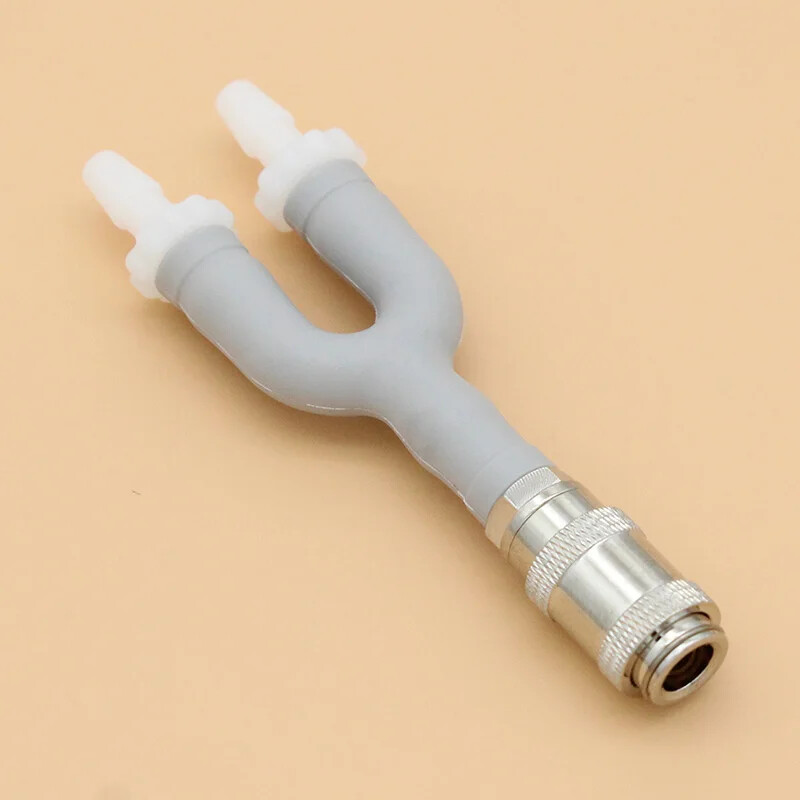 10Pcs NIBP Blood Pressure Cuff Dual Tube Air Hose Y Adapter Connector to Cuff