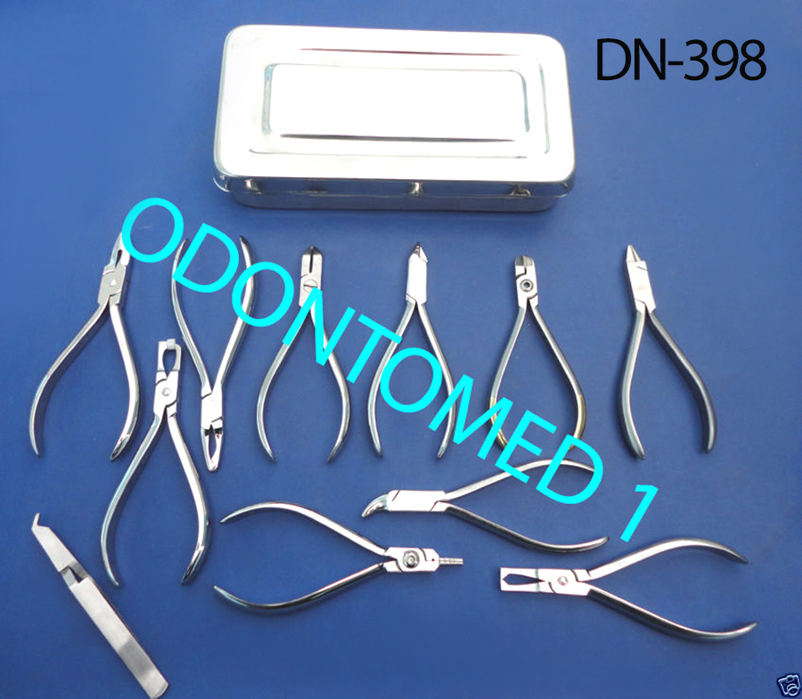 Orthodontic Instruments Set of 12 Pieces DN-398