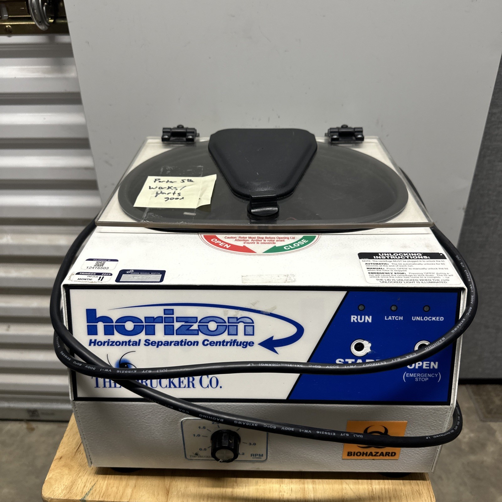 Drucker Horizon 653V Centrifuge