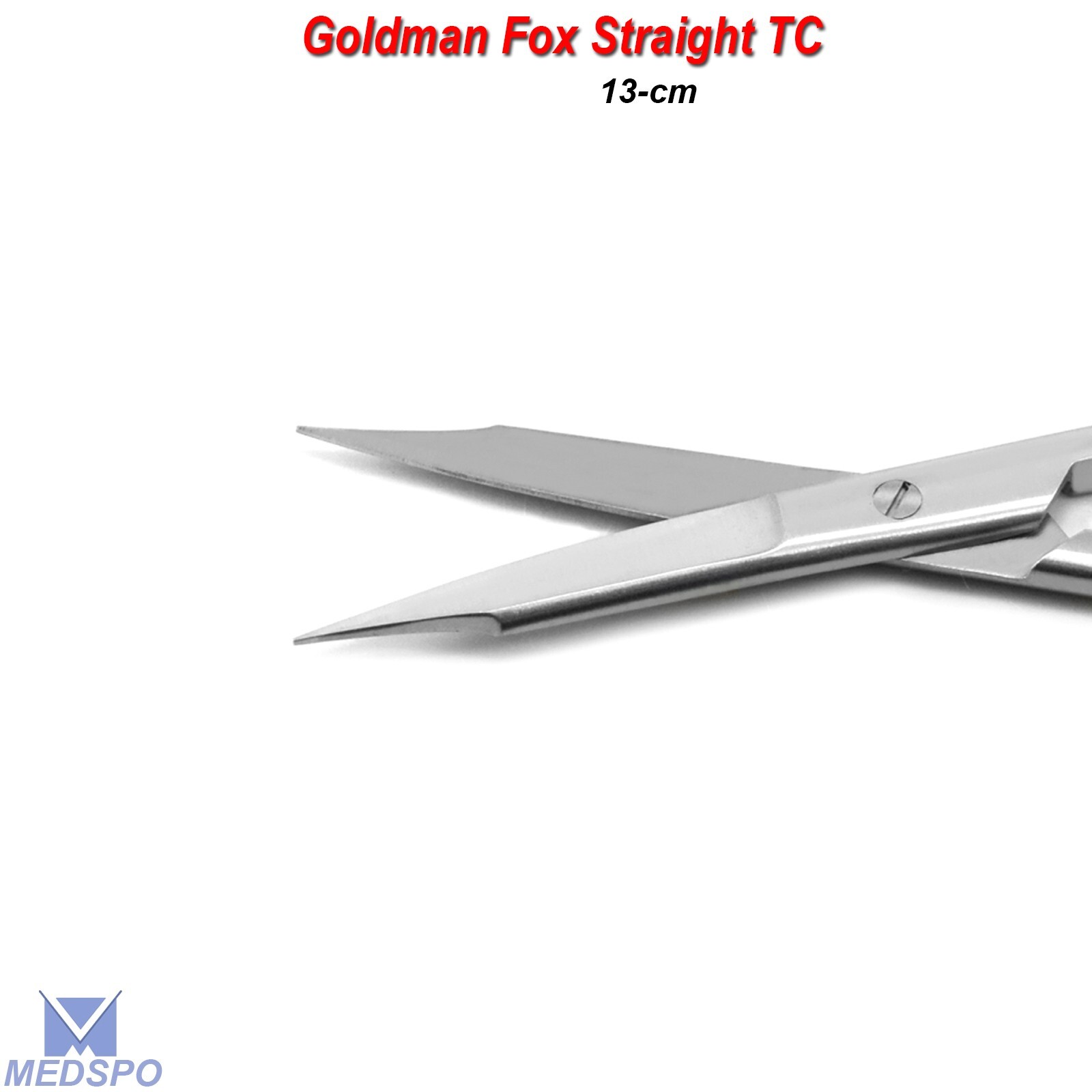 Goldman Fox Scissors Straight TC Tungsten Dental Carbide Tissue Suture Surgical
