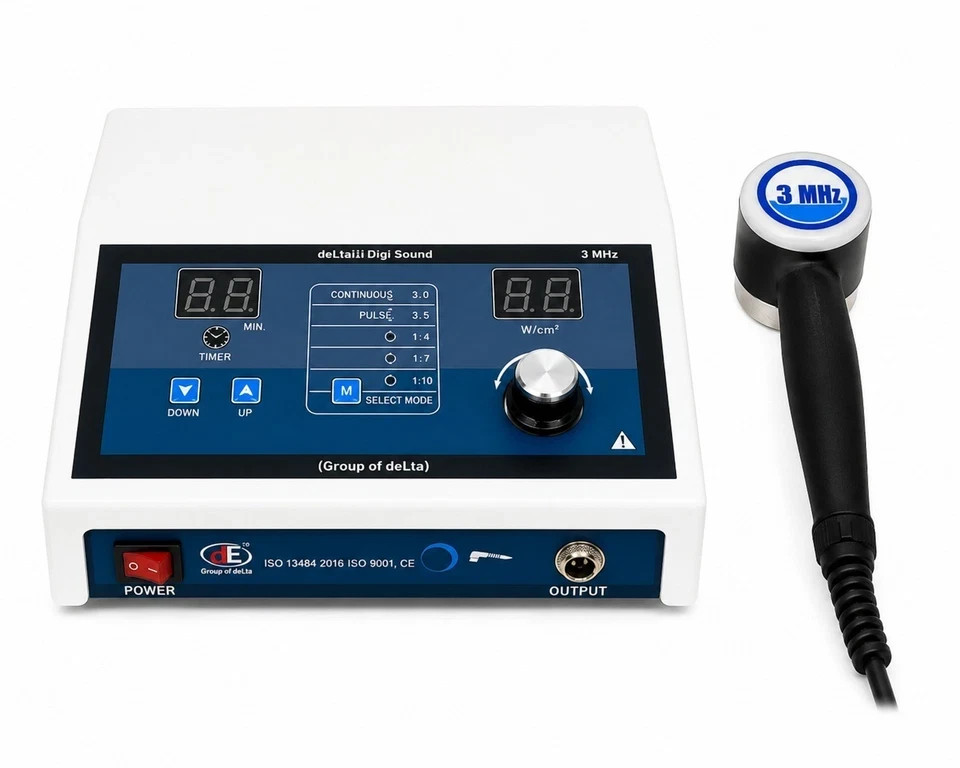 Best Ultrasound Therapy Machine New 3 Mhz Delta : Digi Sound Unit *&