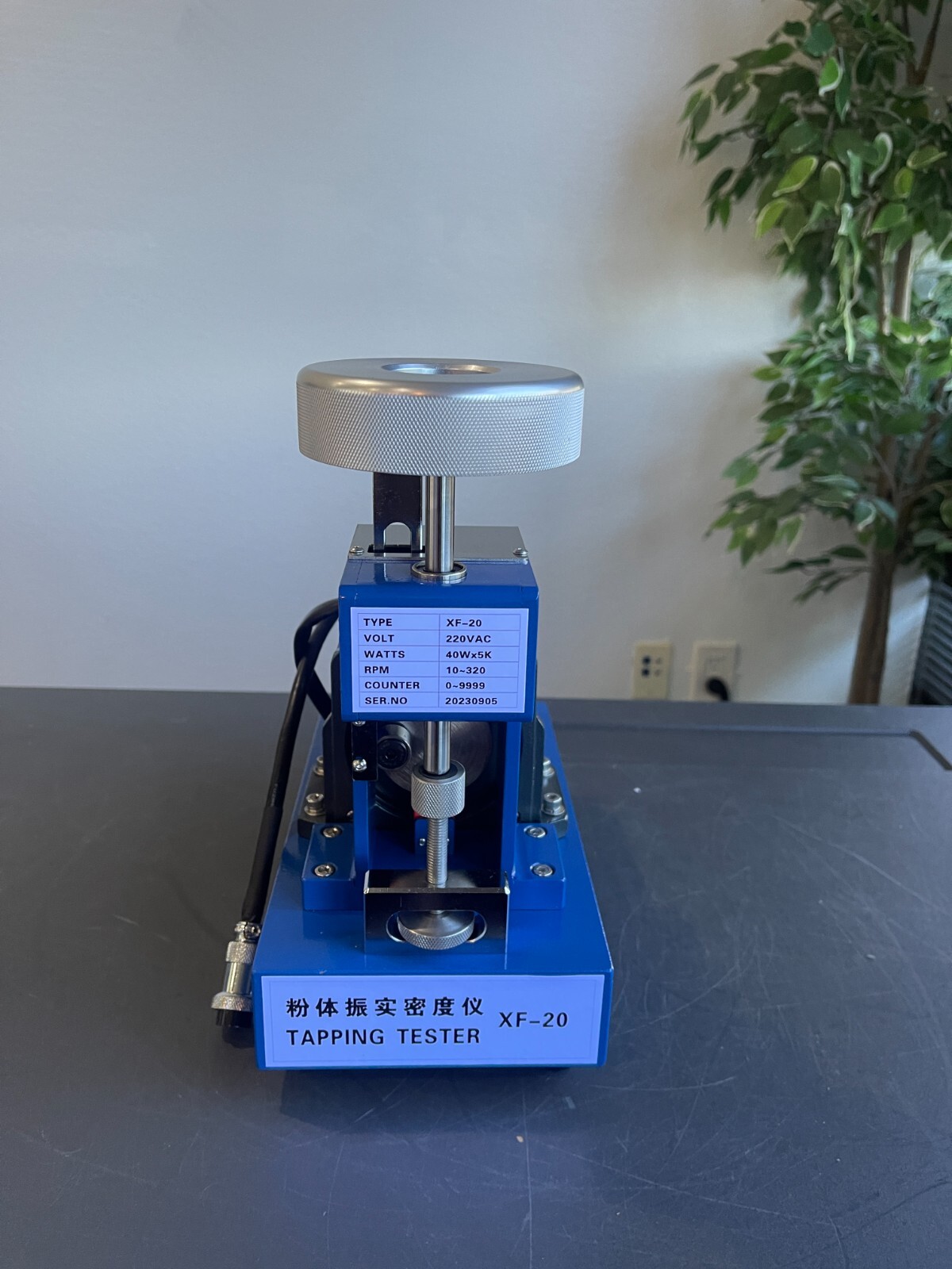Powder Tapped Density Meter Tap Densitometer USP BP EP ISO ASTM 110V US Plug