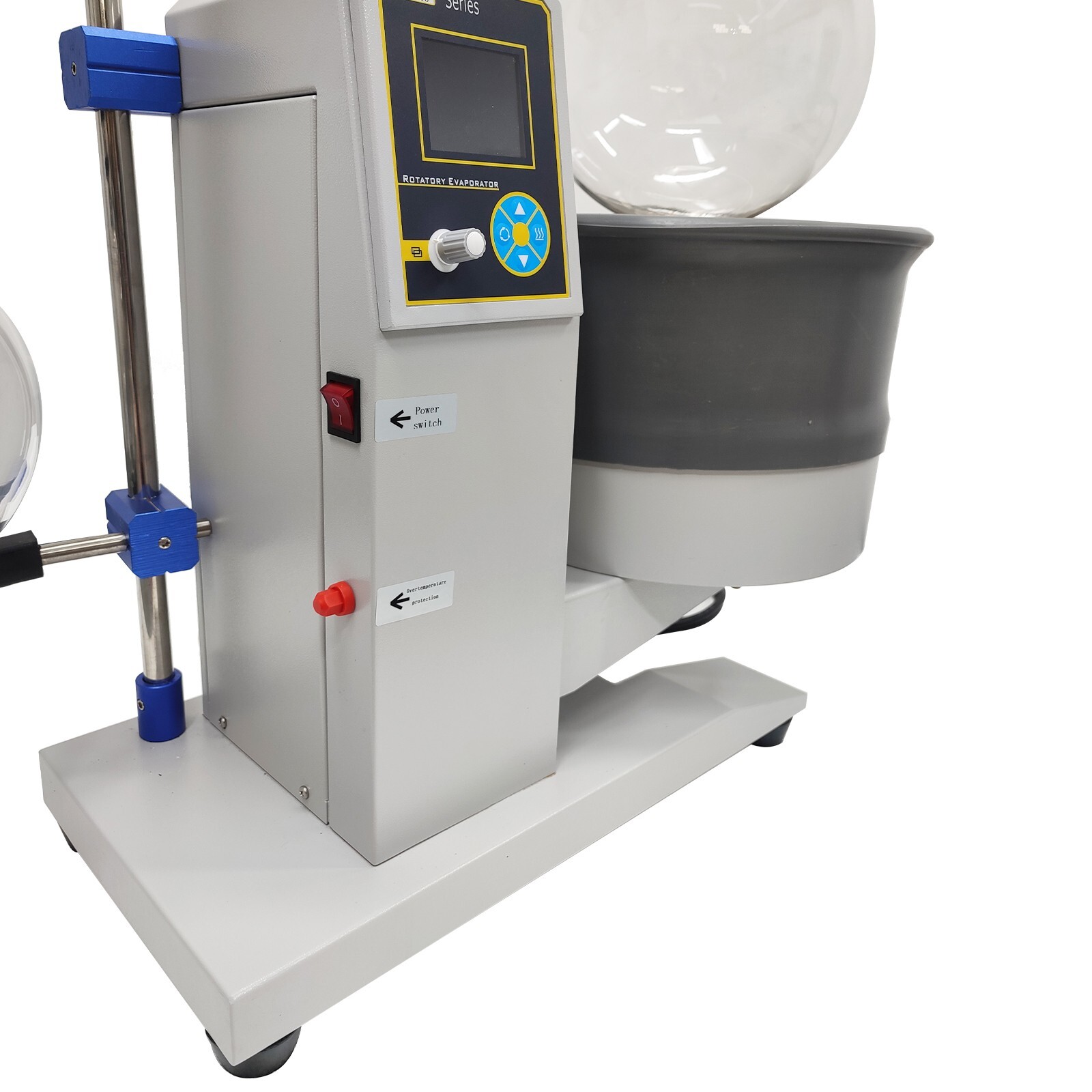 5L Explosion-Proof Rotary Evaporator w/3L Recovery Bottle,110V Lab Rotavapor Bat