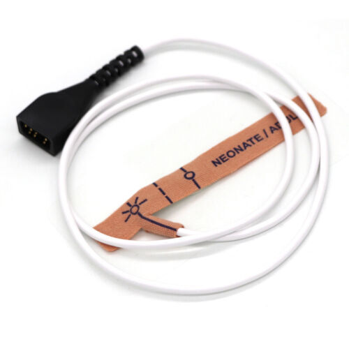 10PC Neonatal/Adult Pulse Oximeter Sensor, SpO2 Probe, Fits 8500,8600，7Pin