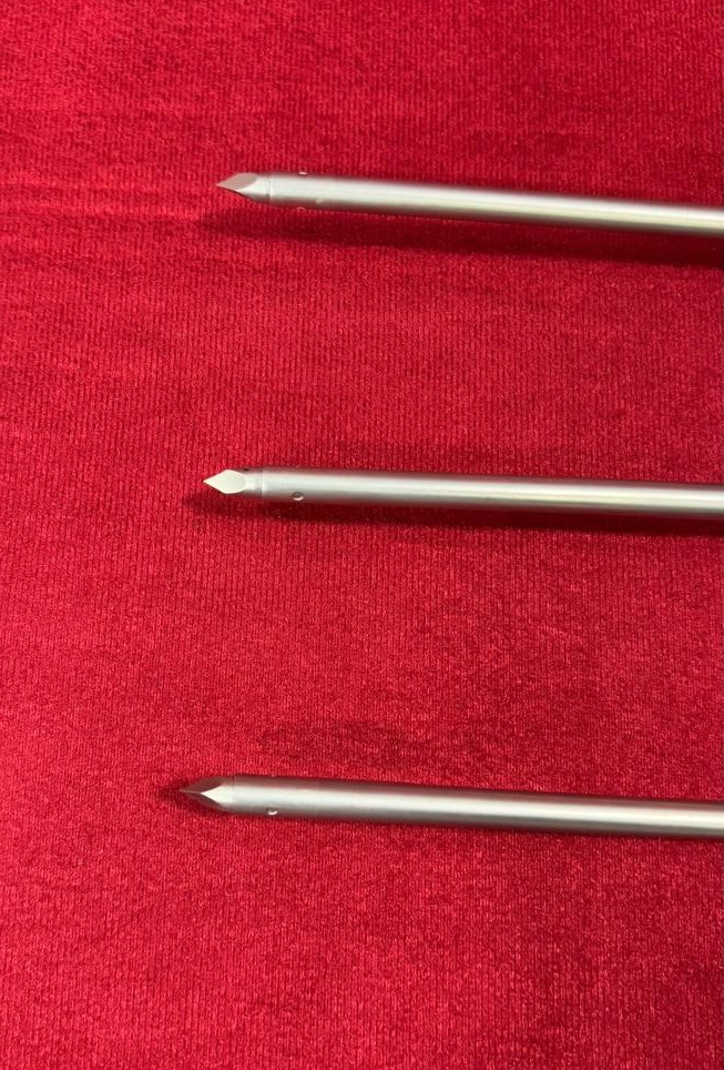 3pc-Laparoscopic Trocar Cannula 5mmx90mm SS Best Quality Reusable Instruments