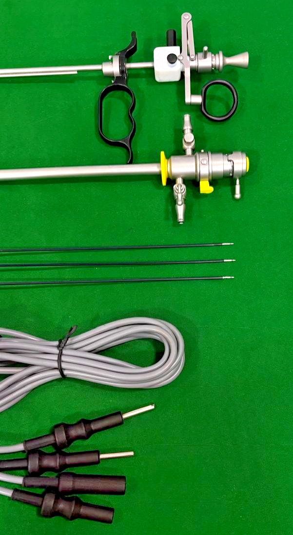 Hysteroscopy Resectoscope TURP Working Element Bipolar Passive Set 26FR Reusable