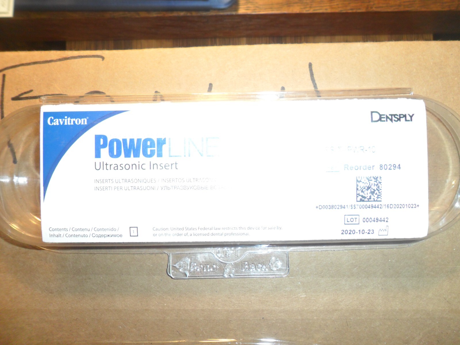 Dentsply 80294 Cavitron Powerline Ultrasonic Insert 30K FSI PWR 10