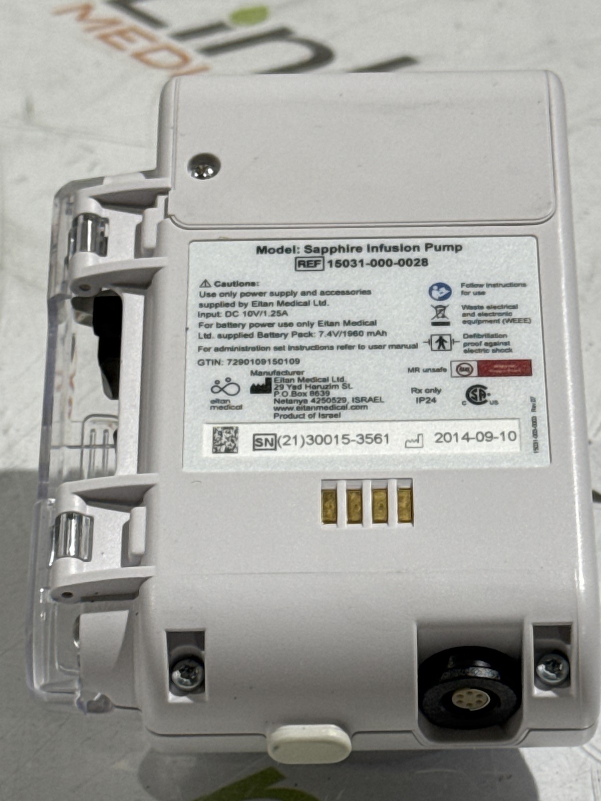 QCore Medical Sapphire Multi-Therapy Infusion Pump
