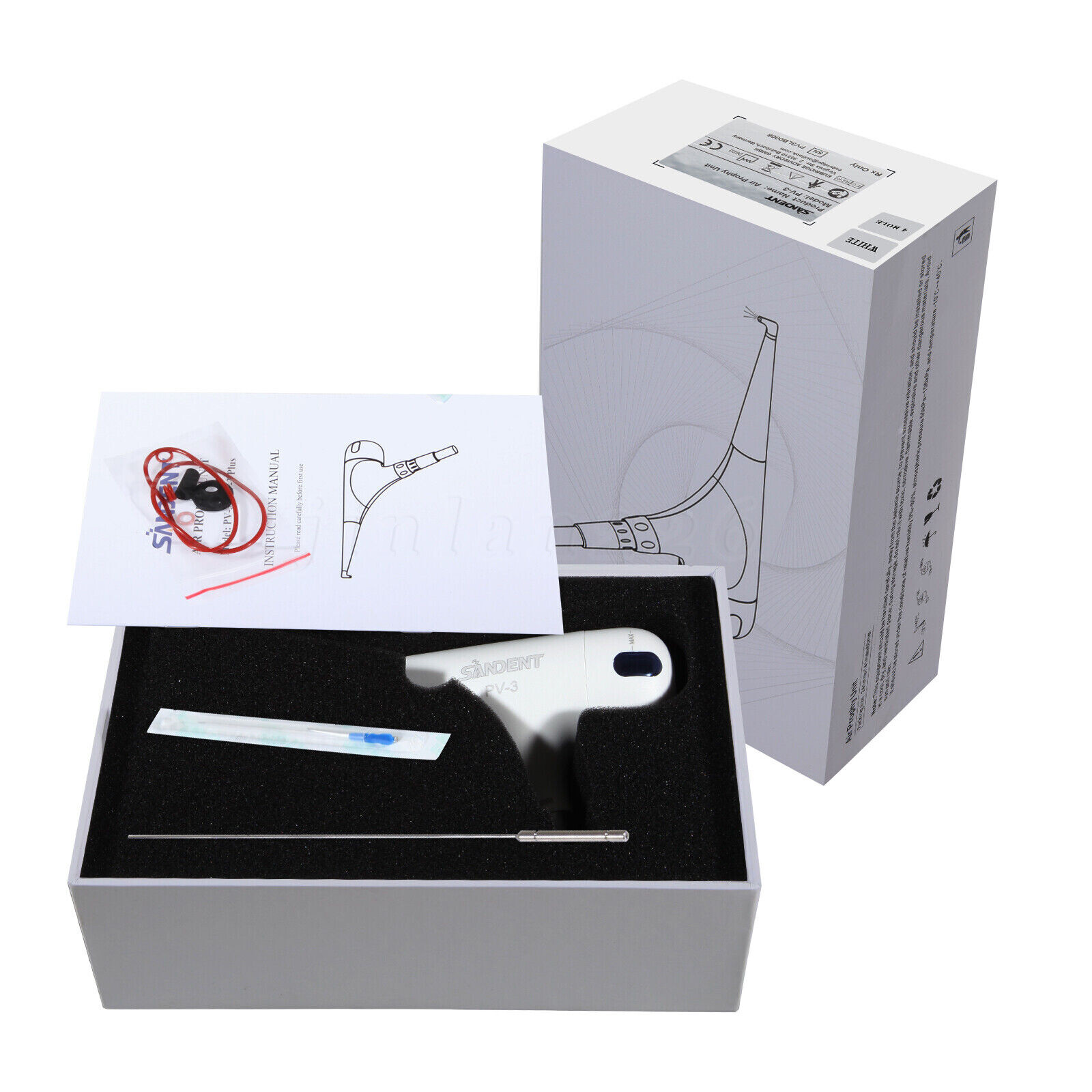 Dental Air Flow Teeth Polishing Polisher Handpiece Hygiene Air Prophy Jet 4Holes