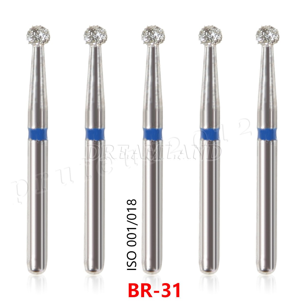 100 Types Dental FG Diamond Burs For High Speed Handpiece Friction Grip CE