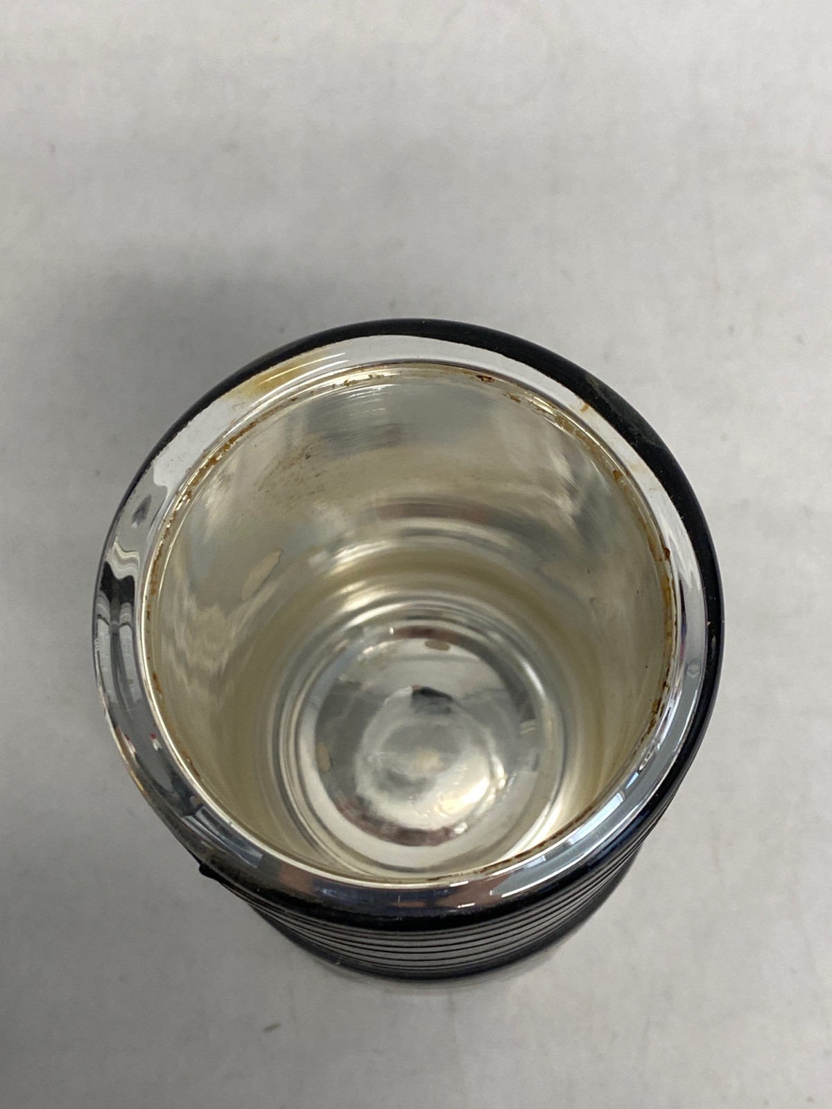 Laboratory 300mL Cylindrical Glass Dewar Flask Standard Base 60mm ID 112mm Depth