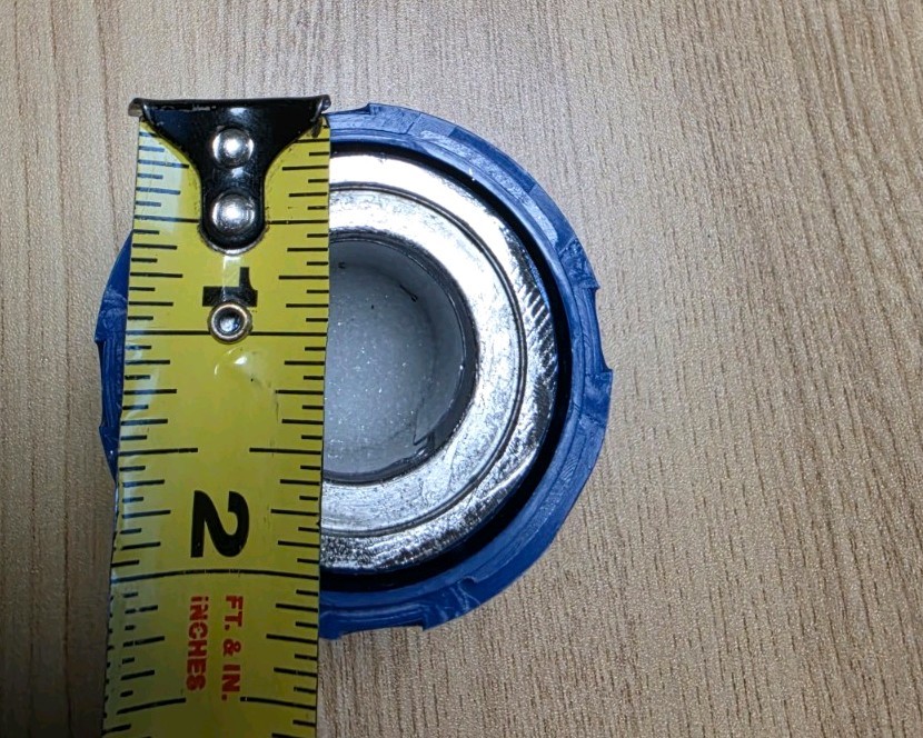 LARGE Plastic Encased Lead VIAL PIG Storage Container (approx 4″H x 2.4″W)