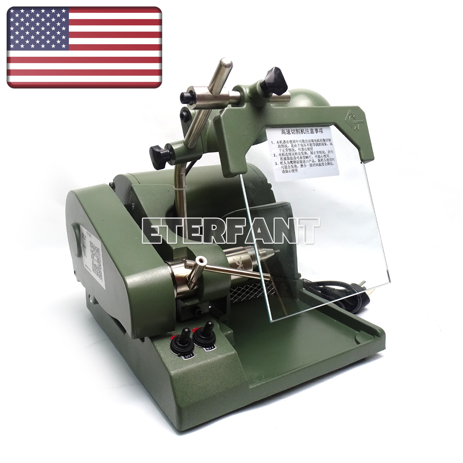 DEMCO Style Dental Lab Fully-automatic Spindle High Speed Alloy Grinder AC 110V