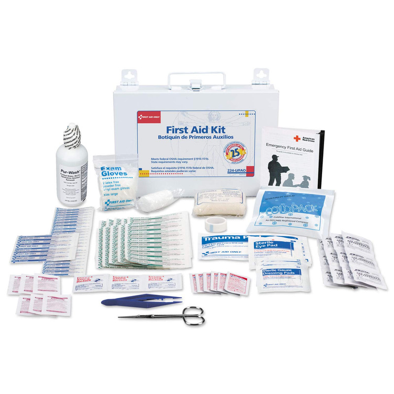 First Aid Only 224-U/Fao Osha-Compliant 25-Person Emergency First Aid Kit For