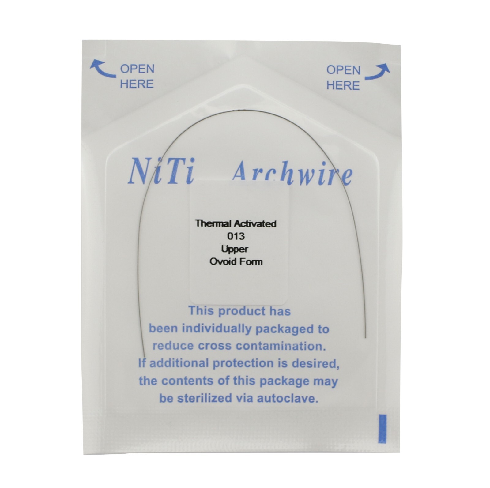 Dental Orthodontic Arch Wire Rectangular Round Thermal Activated 13 18 1725 1925