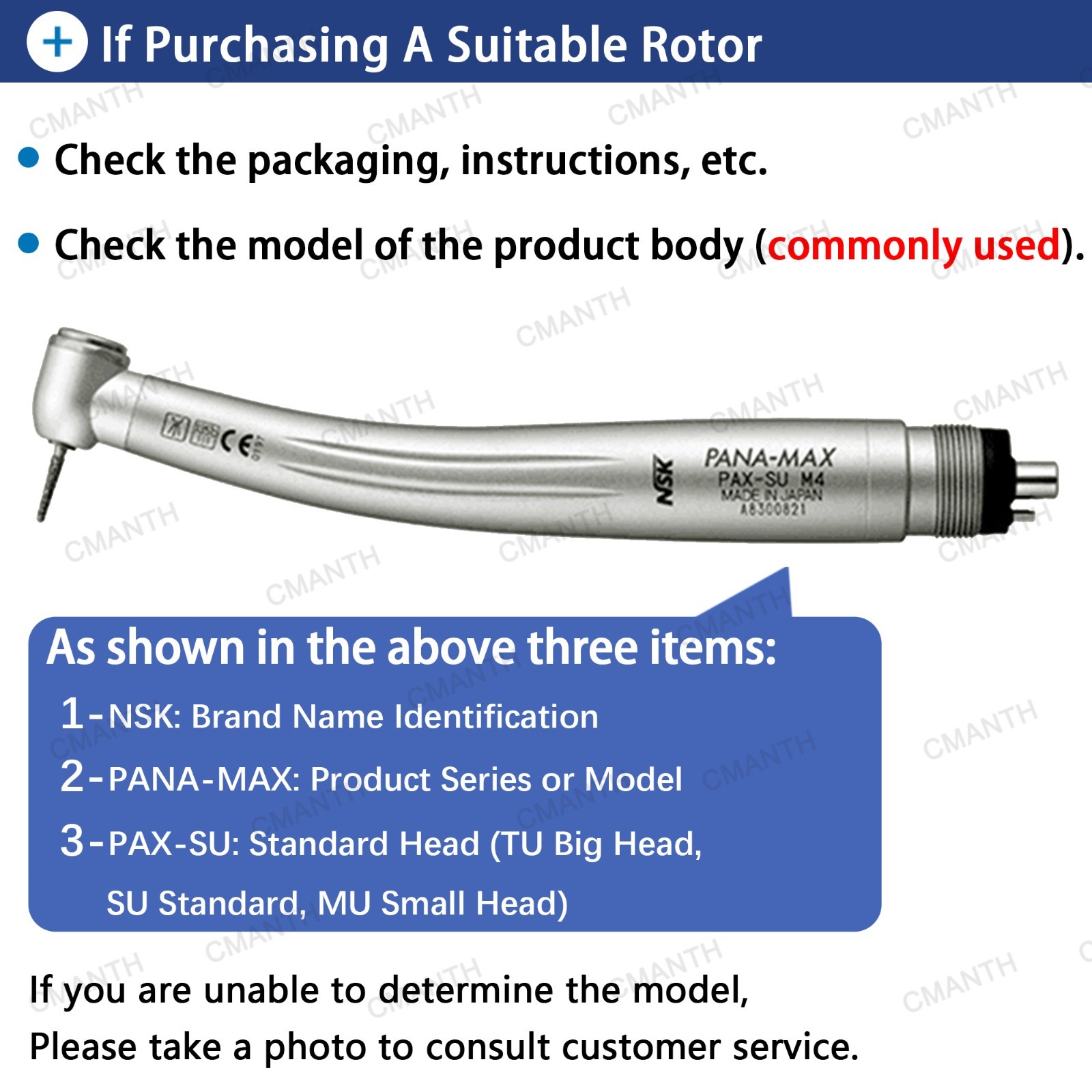 Dental Turbine Cartridge Rotor For NSK S-Max M500L K Pana-Max Plus PAP-MU M4/B2