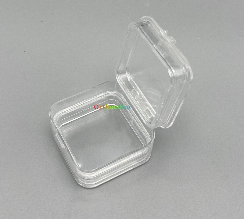 90Pcs Denture False Teeth Membrane Case Container Hinged Display Box Jewelry USA