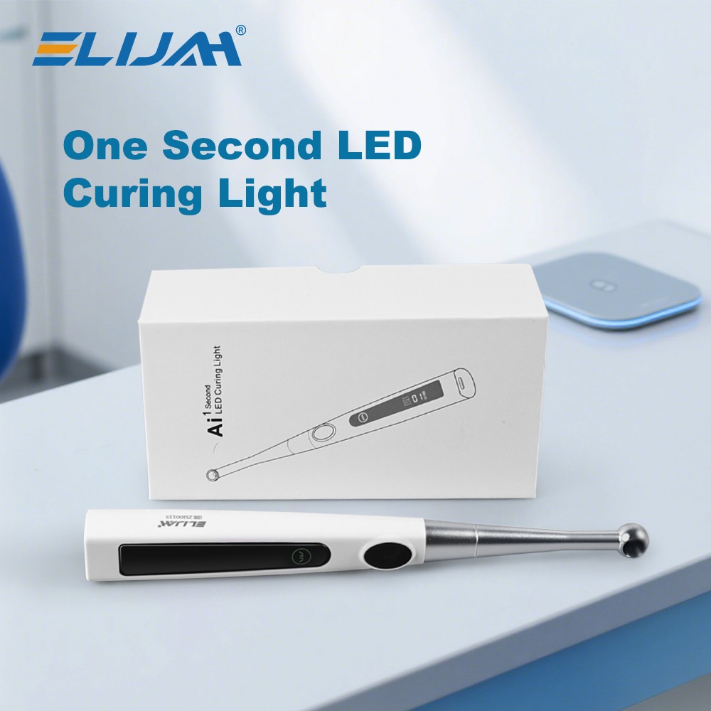 Dental Cordless 1S LED Light Cure Lamp Metal Head LED Curing Light 360° 4 Modes