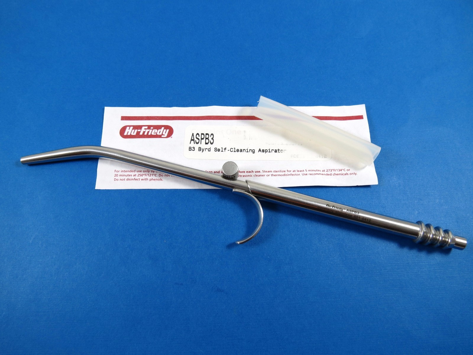 Dental Byrd Self Cleaning Aspirator B3 8.5″ / 2.5 mm /ASPB3 HU FRIEDY