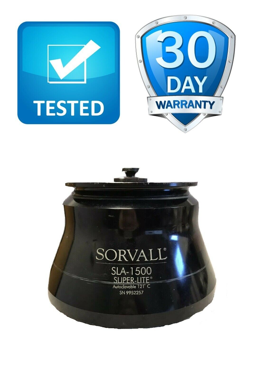 SORVALL SLA-1500 SUPER-LITE CENTRIFUGE ROTOR – AUTOCLAVABLE with 6 50ml adapter