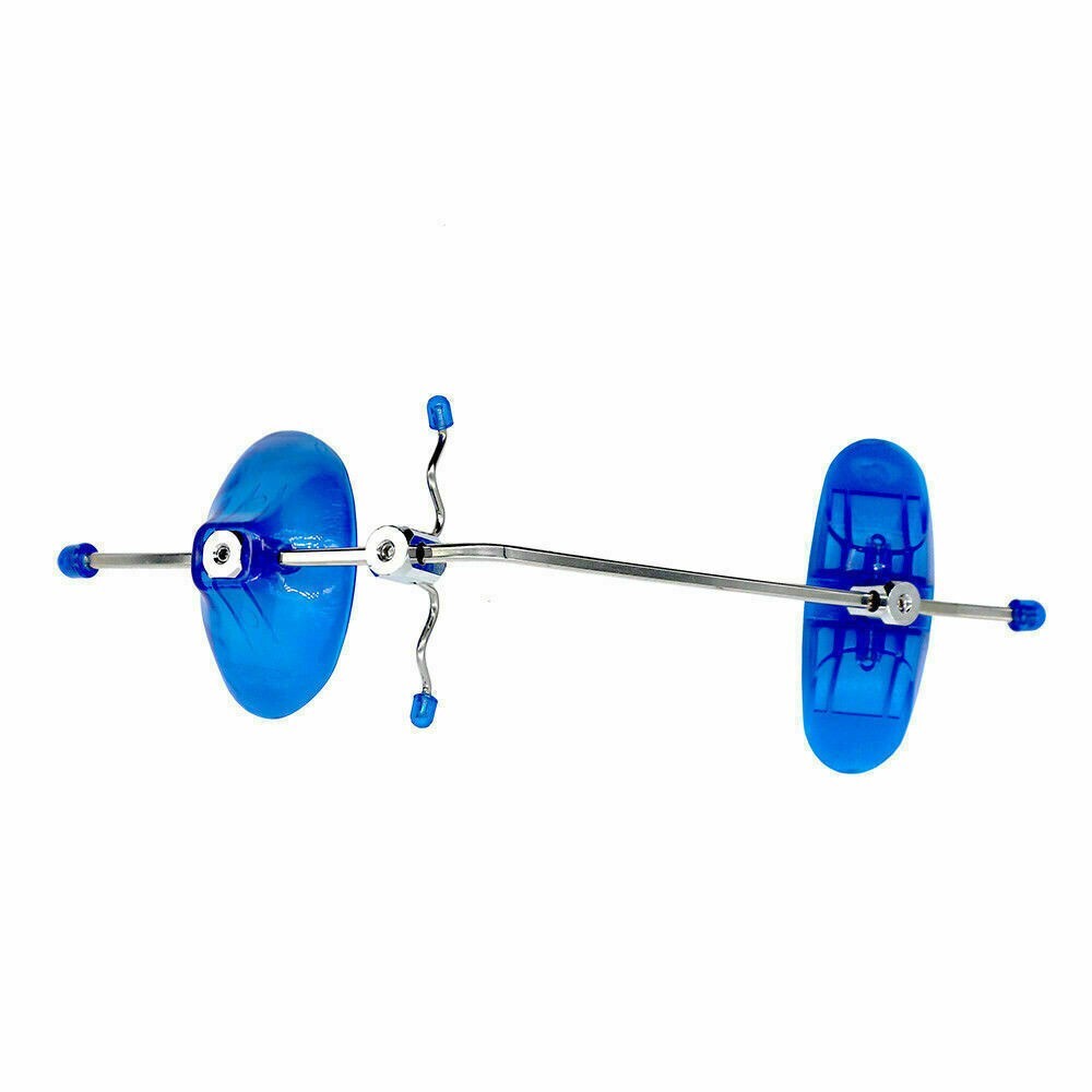 Dental Adjustable Orthodontic Forward Reverse Pull Headgear Single Pole Blue/Red