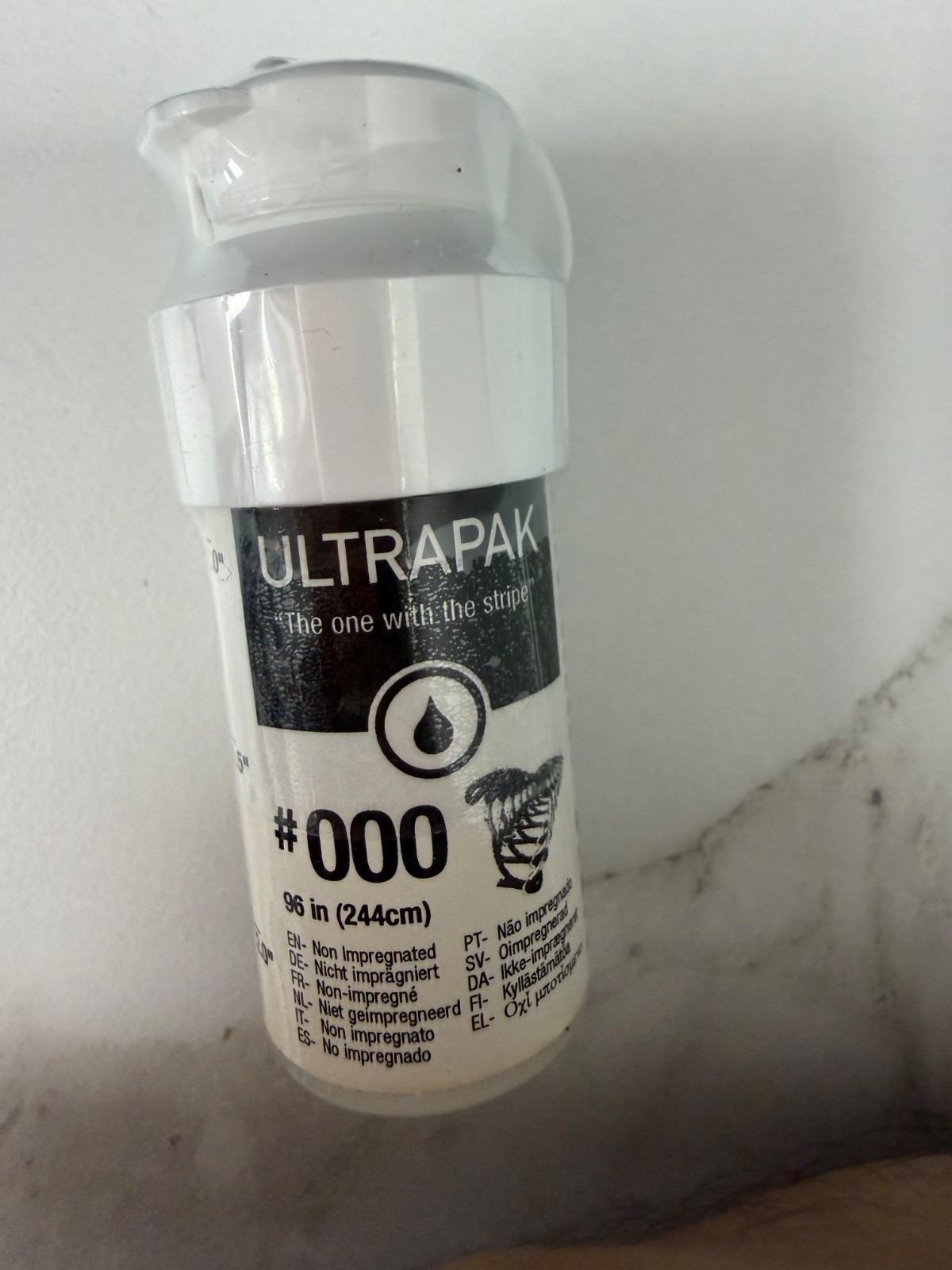 Ultradent Ultrapak 000 Retraction Cord Plain Knitted 96 in 244cm 137 New
