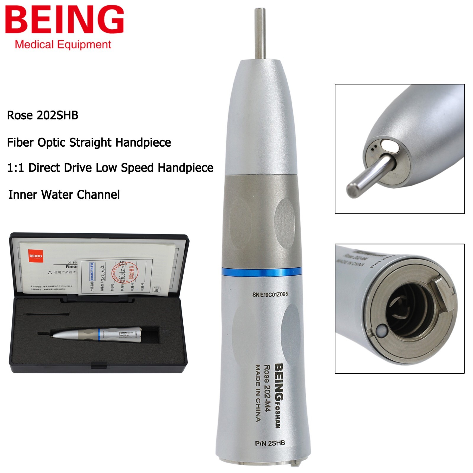 COXO Dental Electric Motor LED 1:5 Contra Angle 6:1 Endo Handpiece C PUMA Master