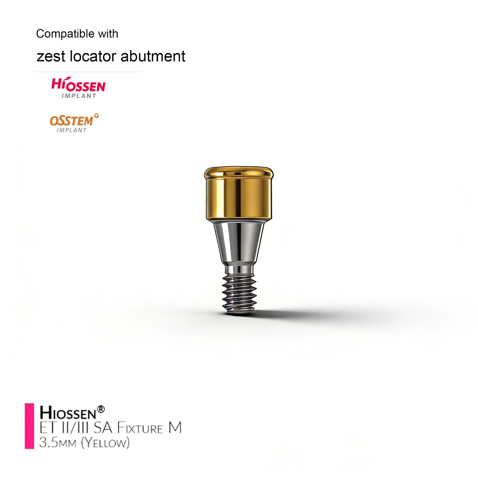 US Hiossen Dental Overdenture Locator Abutment Retention Replacement Insert Cap