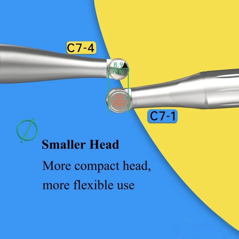COXO CX235C7 Mini Head Speed Increasing Electric Handpiece 1:5 Contra Angle C7-4