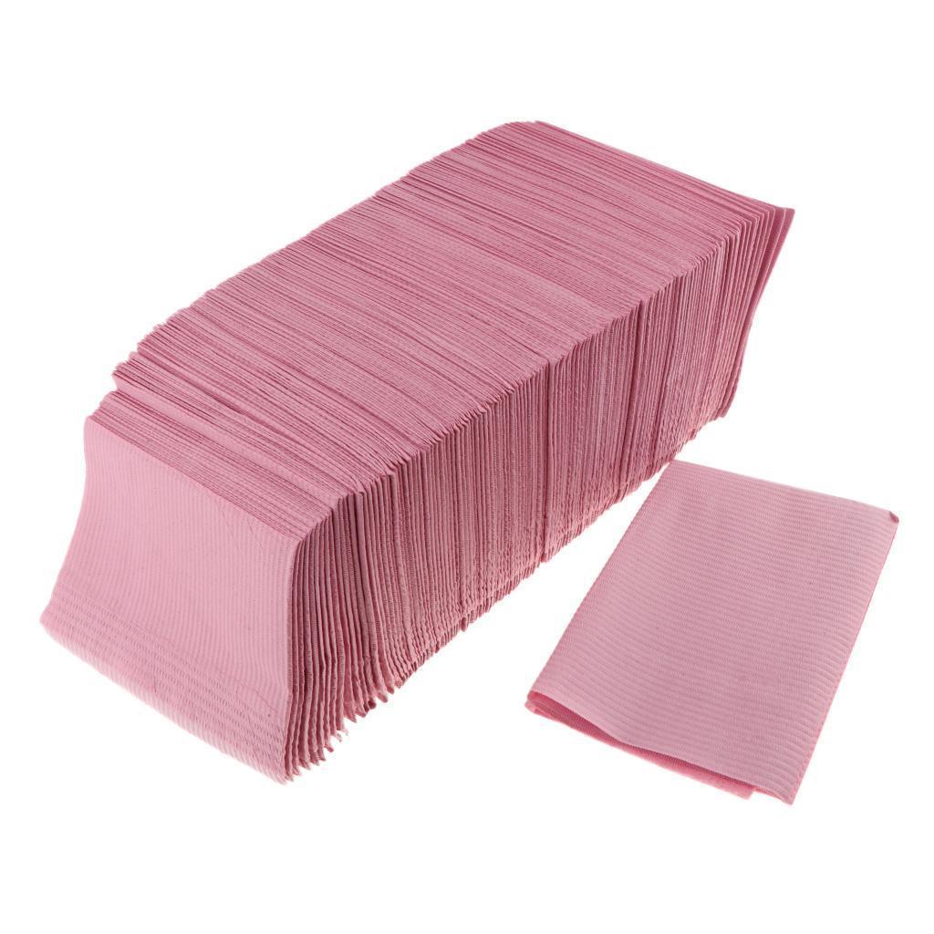 1 Box Dental Disposable Patient Bib Napkin For Tattoo Medical Spa Towel 38*46mm