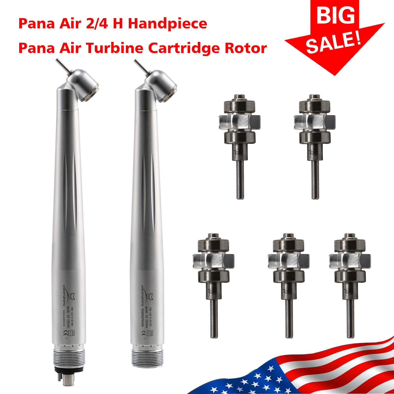 45° Turbina NSK PANA MAX Style Dental Pieza de mano alta velocidad 4/2 Holes