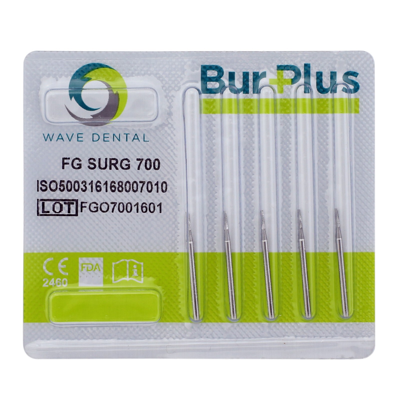 Wave Dental Surgical Length Bur 702 701 FG SURG Long Carbide High Speed