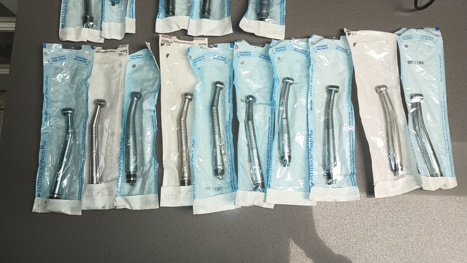 Used traditional push button handpiece