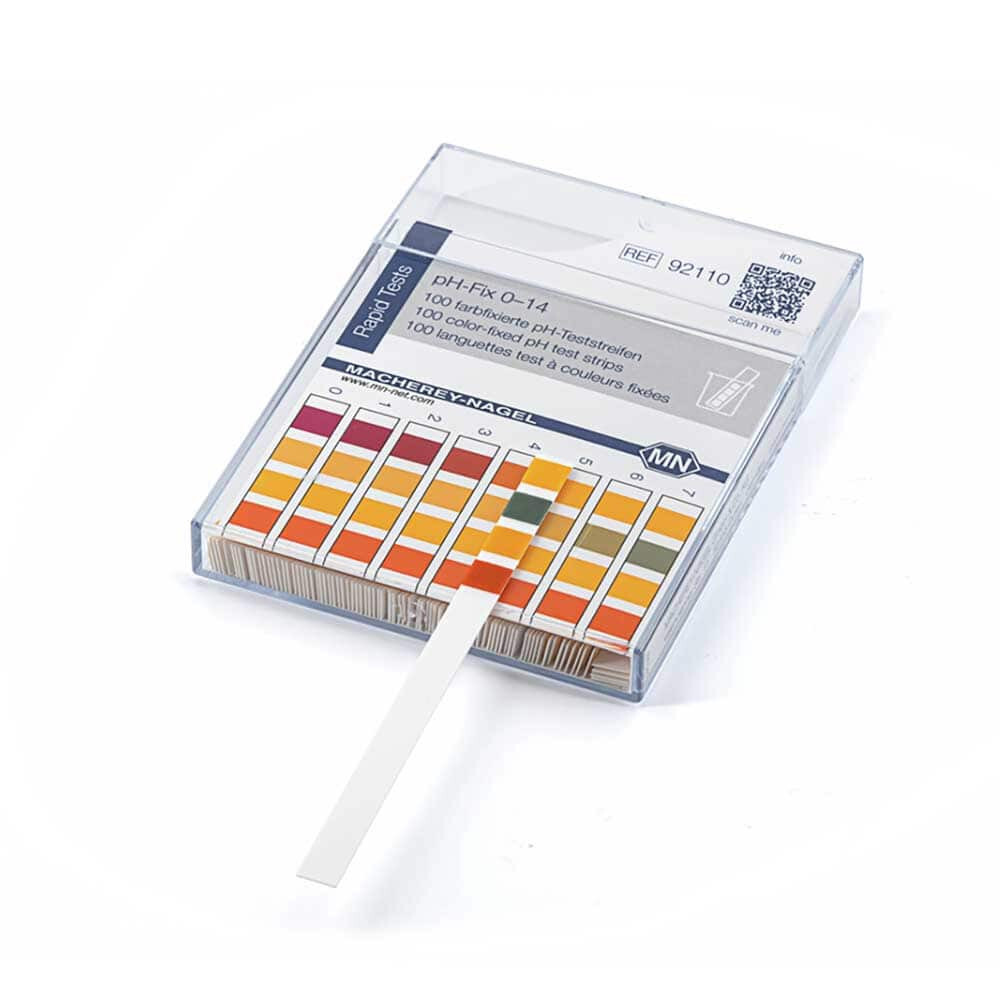 Macherey-Nagel pH-Fix Test Strips, 0-14. Pk/100