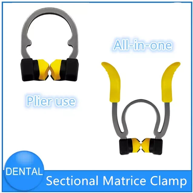 Dental Matrix Bands Non-Stick Sectional Contoured Matrice Refill Clamp Ring Niti